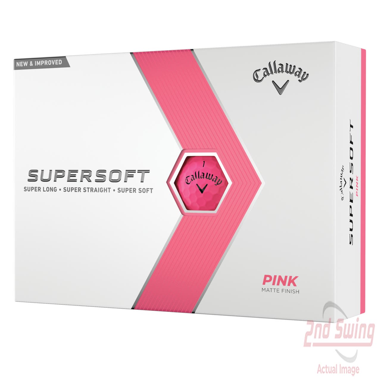 Callaway Supersoft Matte Pink 23 Golf Balls